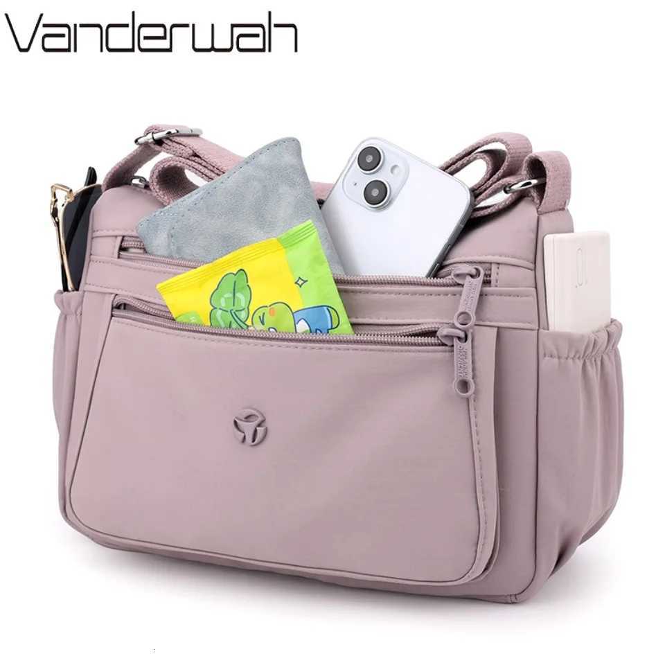 Just Hold A Lot Waterproof Nylon Shoulder Crossbody Bags for Women Messenger Travel Daily Use Bags Suitable for Mothers Shopping G250729