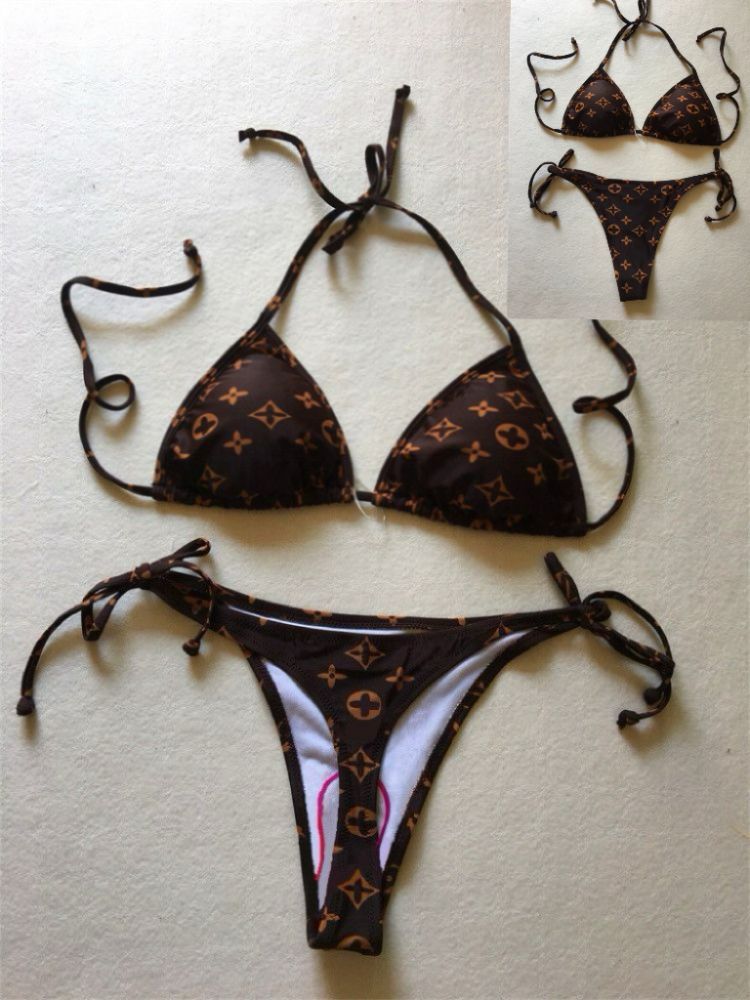 Sexy Women's 2-Piece Bikini Set Bandage Push Up Padded Bra Swimsuit Low Waist Bottom Bathing Suit Beach Swimwear