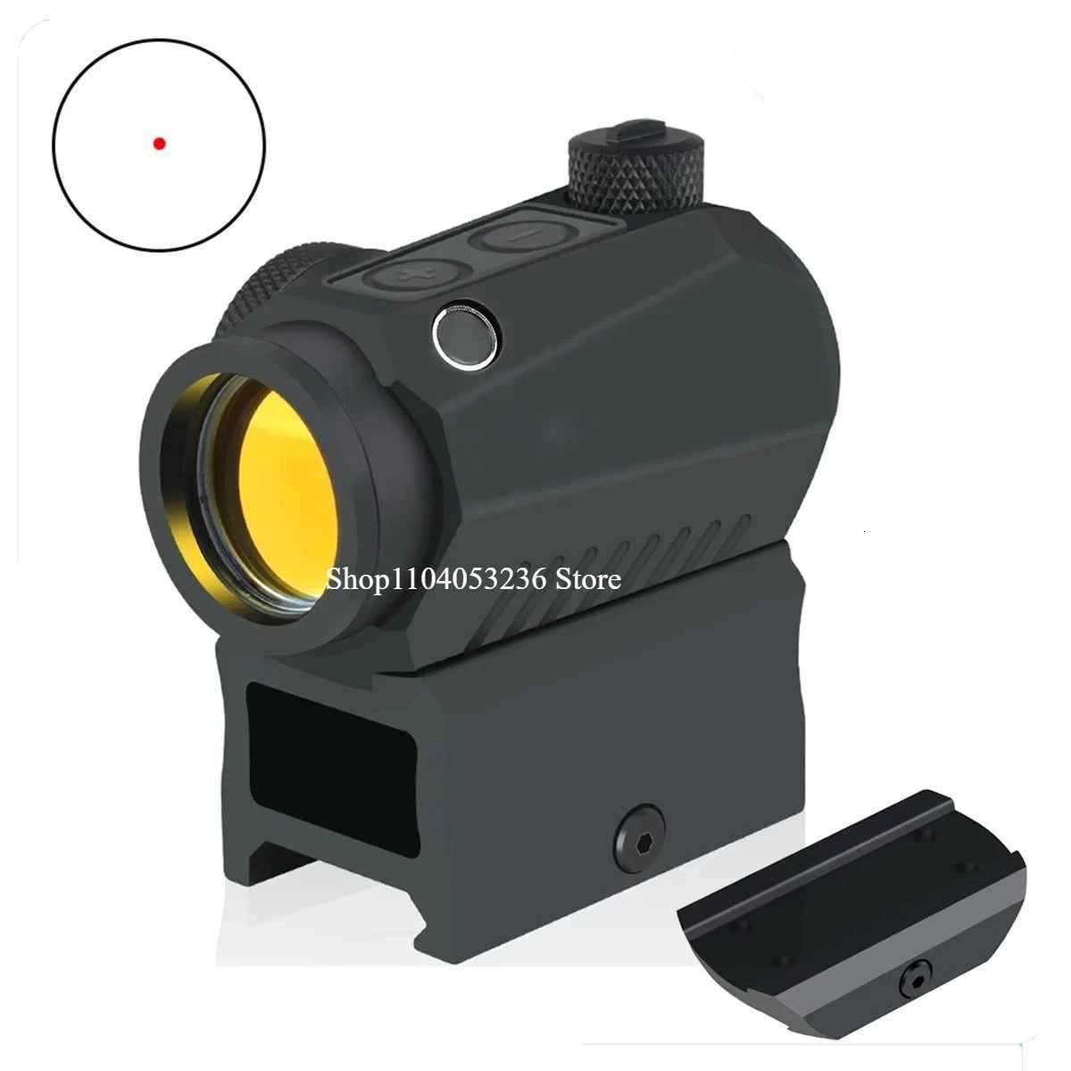 Tactical R5 1x20mm Red Dot Sight 2 MOA Compact Hunting Rifle Optic Shooting Shockproof Waterproof for 20MM Rail 1 1 R250730