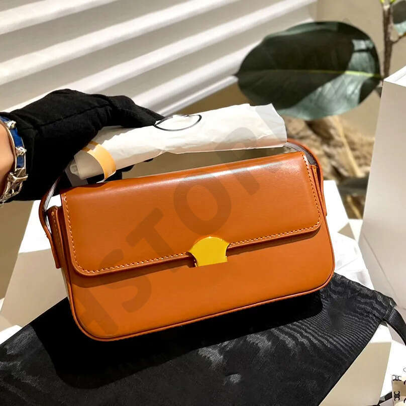 Designer Tote Bag Handbags High Quality Underarm Saddle Bag Brown AVA Cases Shoulder Women Crossbody Bag Half Moon Leather Pochette Armpit Even Bag Celinnepurse 04D