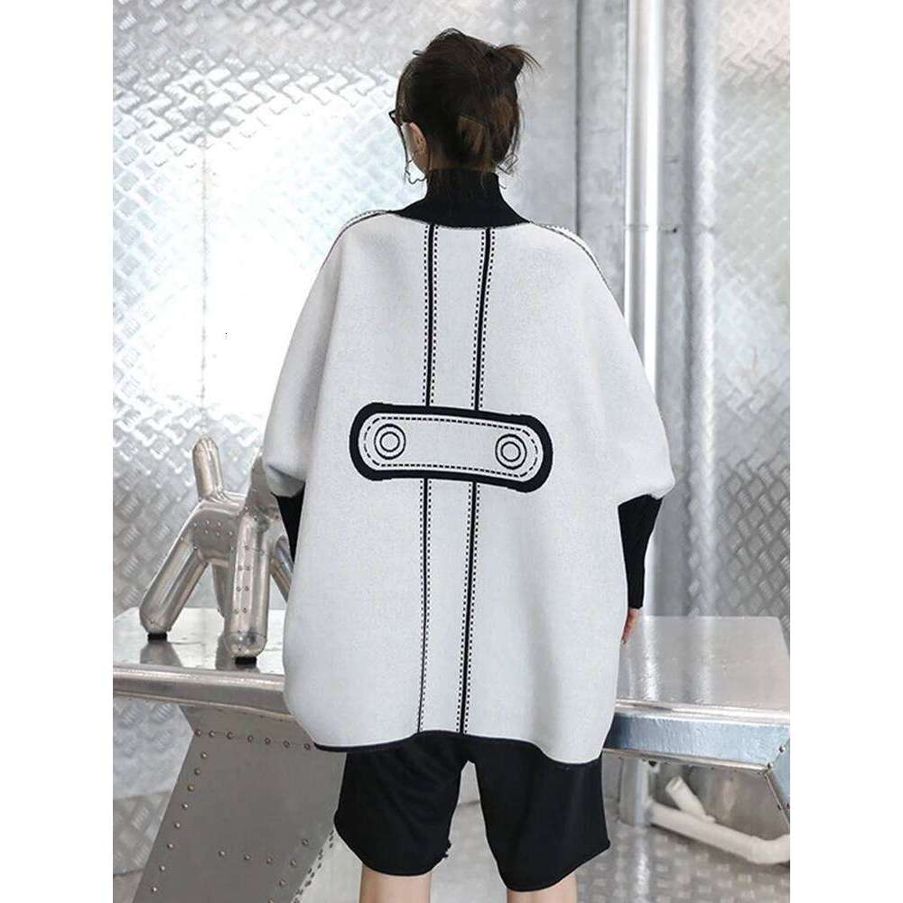 Designer Clothing 2025 Both Side Wear Big Size Knitting Sweater Turtleneck Long Sleeve Women Pullovers New Fashion Autumn Winter 2025 1De3629