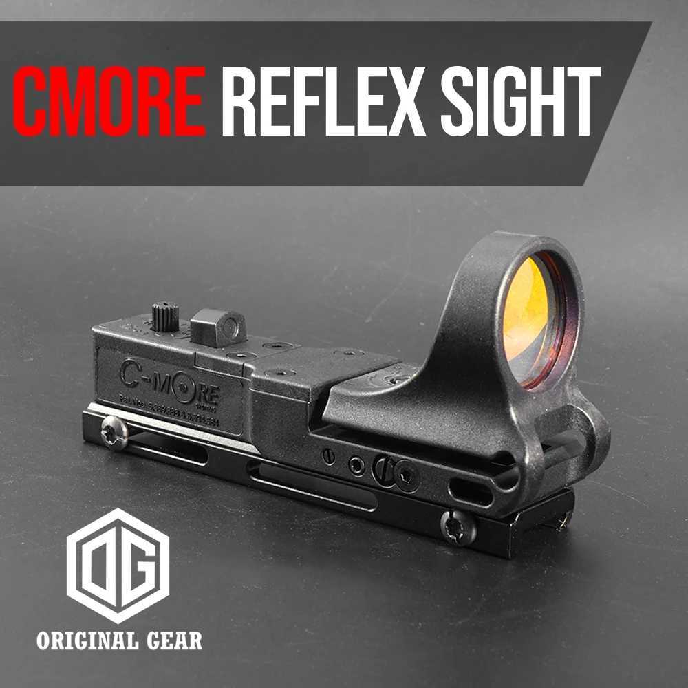 Airsoft Tactical C more 4MOA Red Dot Sight Fits 20mm Wicatinny Weaver Mlok Rail Mount R250730