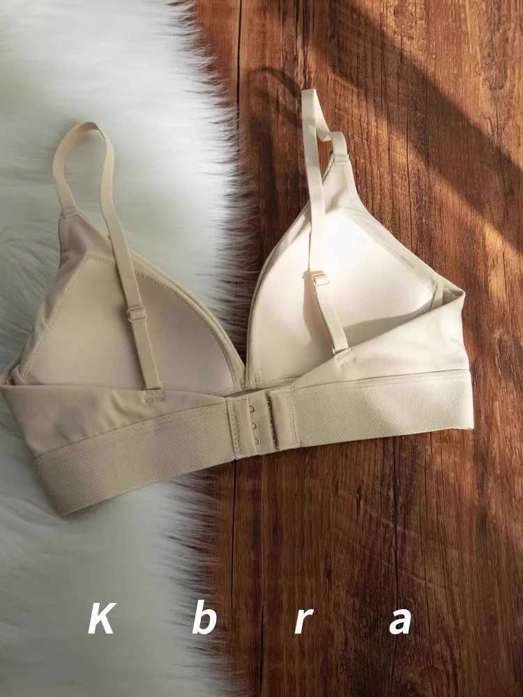 MOYISU Wholesale French Lady Triangle Cup Lingerie for Women No Underwire Comfort Anti-sag Small Bra Cover No Trace Summer Thin Z250730