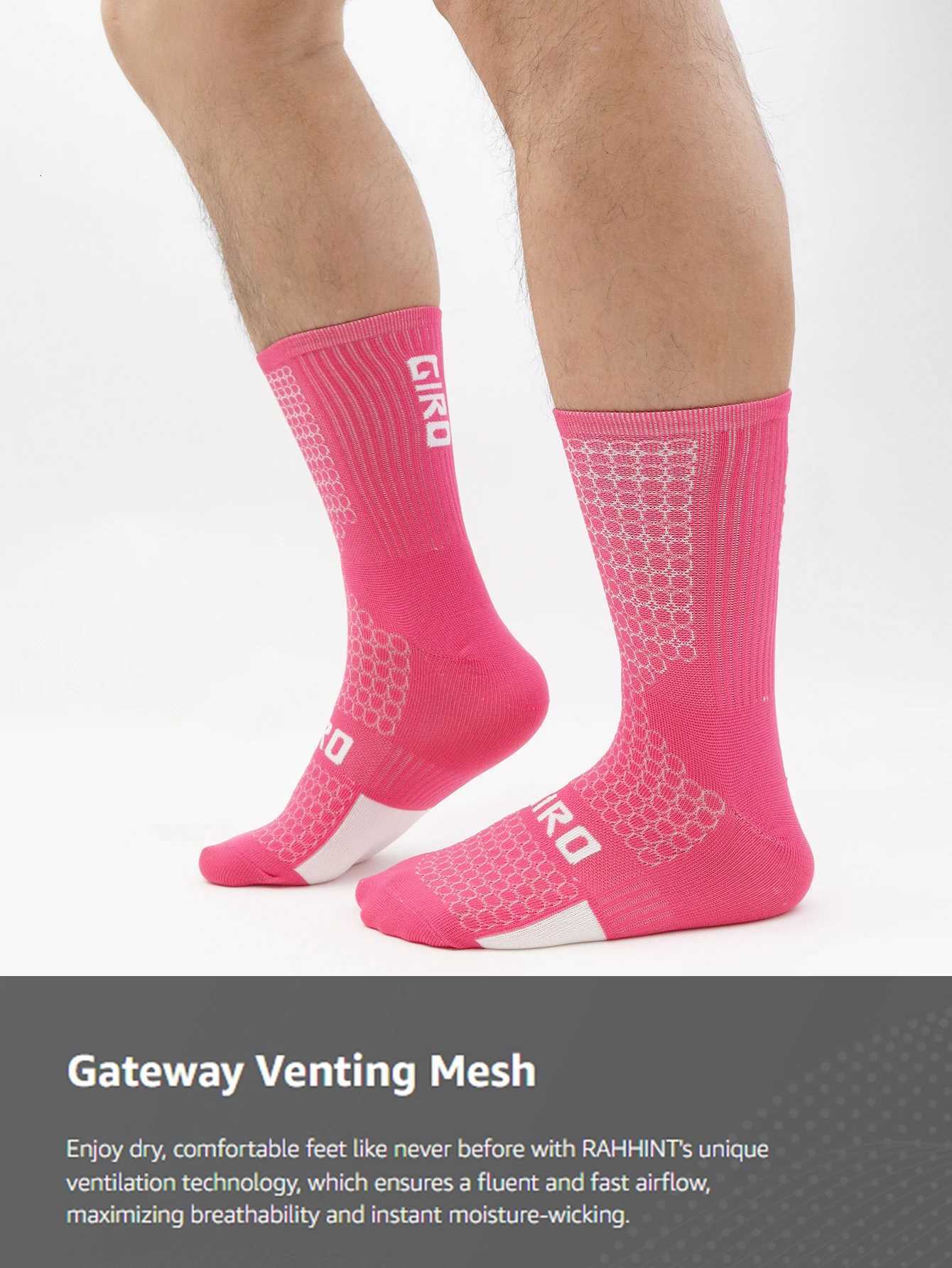 4 Packs Sports Cycling Socks Colorful Anti-Smell Ankle Running Athletic Socks Suitable for Cycling Running Hiking Sports Gym Z250731