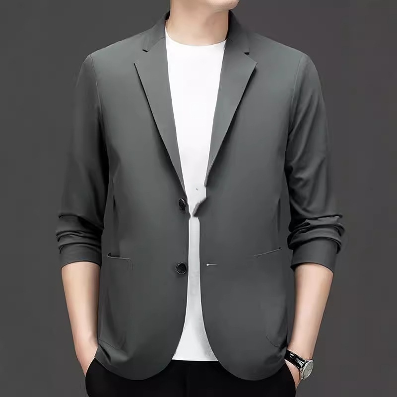 k1490 Woolen Suit Jacket with Slim Fit Design for Winter Business Wear