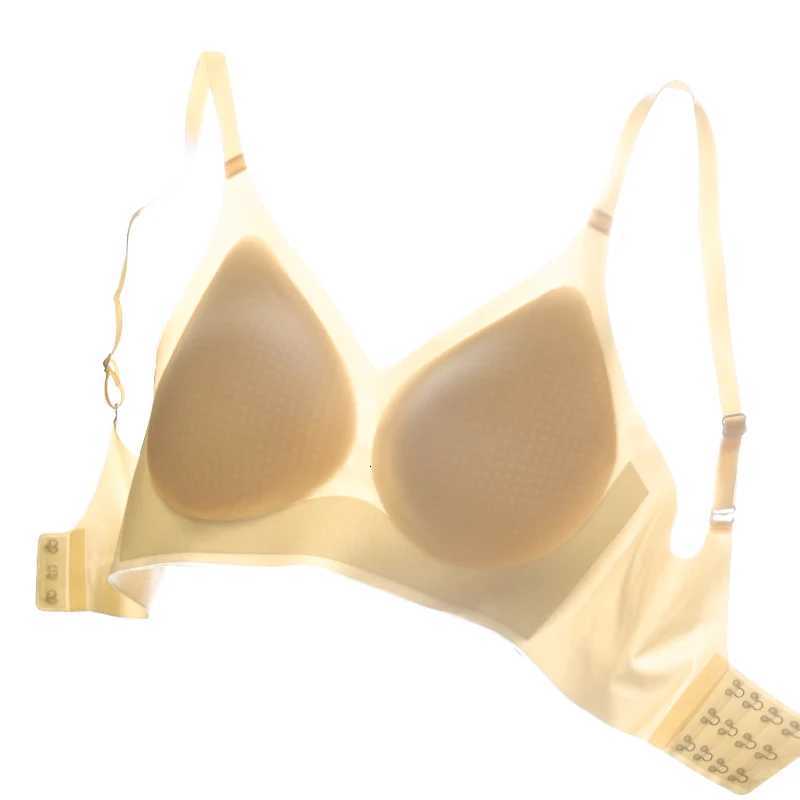 PAERLAN Summer Cool Breathable Underwear for Womens Traceless Steel Ring Free Soft Support Anti Drop Thin Bra Z250730