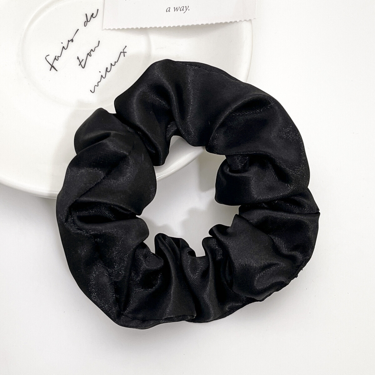 Pig Large Intestine Ring Foreign Trade Tie Head Rope Head Flower Amazon Rubber Band Hair Ring Hair Accessories Female Wholesale