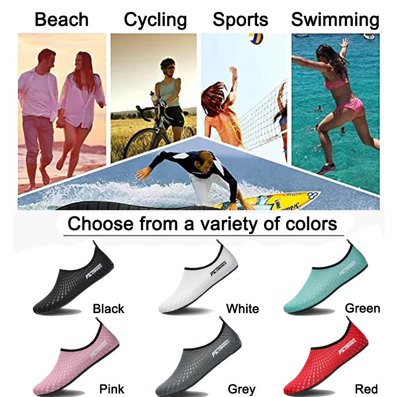 Men Women Beach Swimming Water Sports socks Barefoot sports water shoes Fitness Dance swimming surf snorkeling shoes 250725