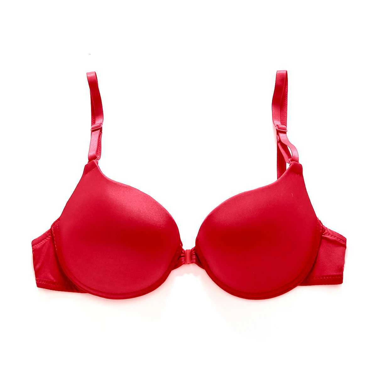 Cheap Bra Sexy Front Closure Bra Women Underwire Lingerie Push Up Bralette Underwear 7 Colors Seamless Hot Bras Intimates Z250730