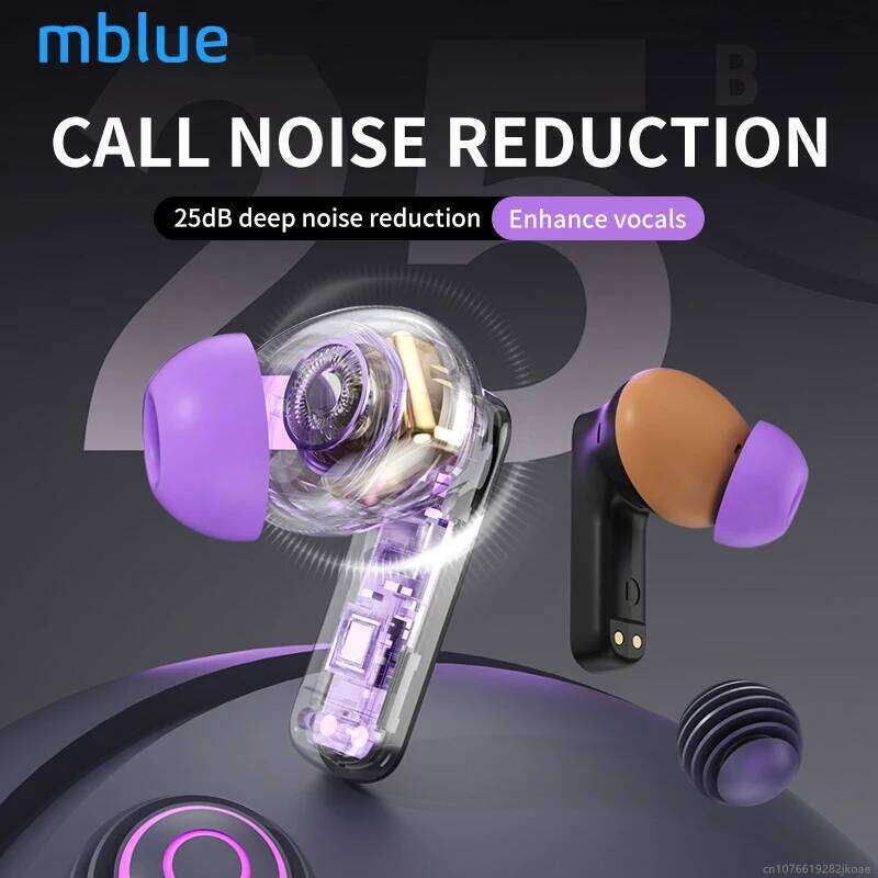 Designer Brand Original Mblue AR Pro Wireless Bluetooth HD Microphone Call ANC Noise Cancelling Headset Mah Long Standby