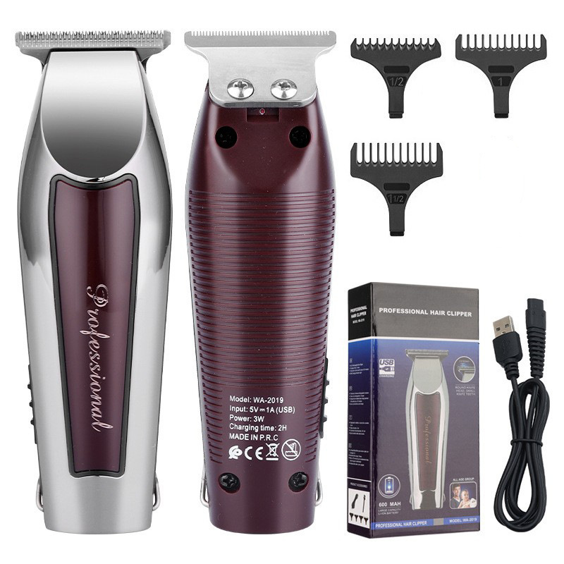 rechargeable cordless hair trimmer for men grooming professional electric clipper beard cutting machine finishing kit 220106