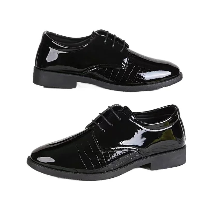 Men Leather Shoes Business Formal Fashion Leather Shoes Korean Style Casual Youth Versatile Men Leather Shoes 250730