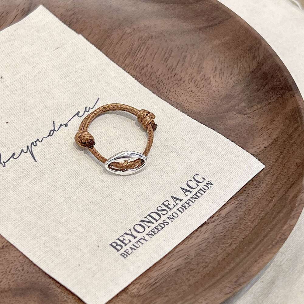 Korean Version Niche Design Light Luxury Pig Nose for Women High-end Simple Index Finger Ring Fashion Blogger Style Personalized Jewelry 20d