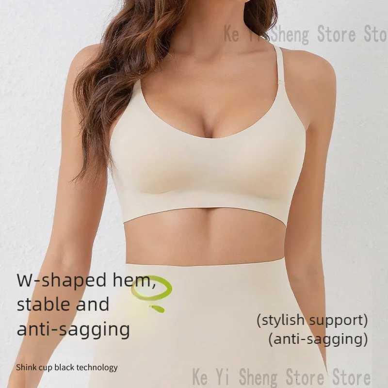 Womens bra seamless underwear large busts small busts gathering thin semi-fixed cup beautiful back bra sexy Z250730