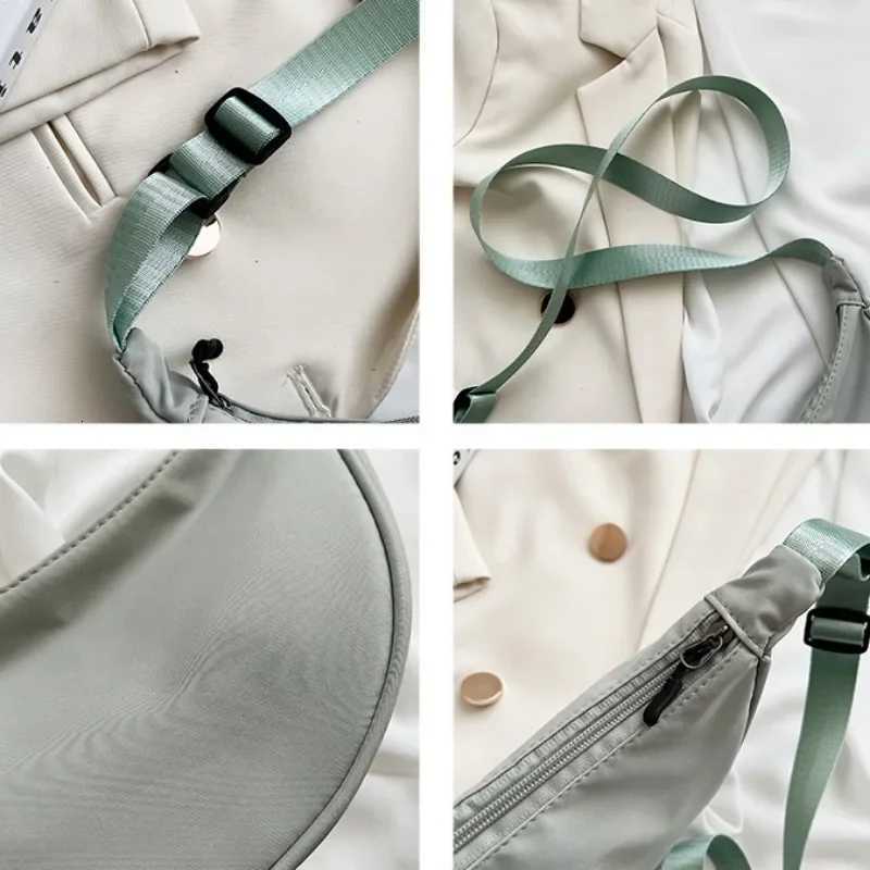 Upgraded Version Crossbody Bag New Trendy Dumpling Bag Lightweight Small Body Bag Underarm Bag Single Shoulder Canvas Bag G250729