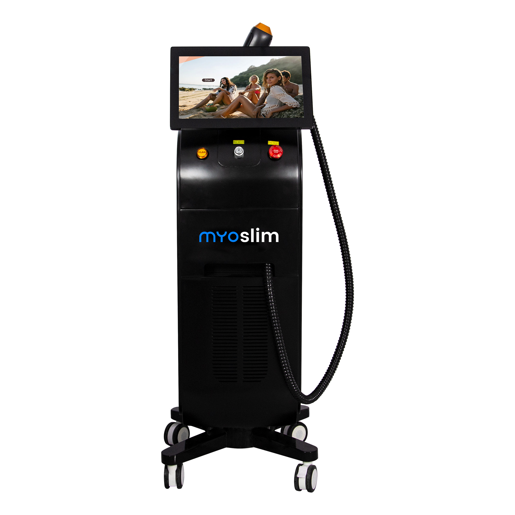 Professional Ice Titanium Laser Body Hair Removal Machine 3 Wavelength 755/808/1064nm Face Hair Remove for Salon Epilator