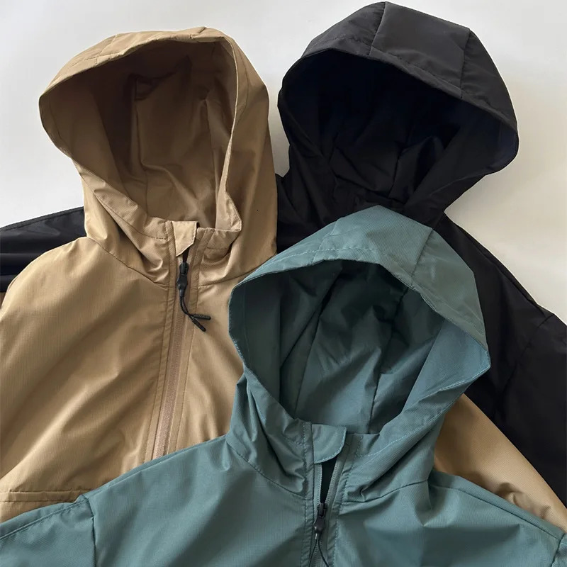 Boys Jackets Spring Autumn Hoody for Kids Waterproof Children Coat Casual Teenager Outerwear School Baby Windbreaker Clothing 250731