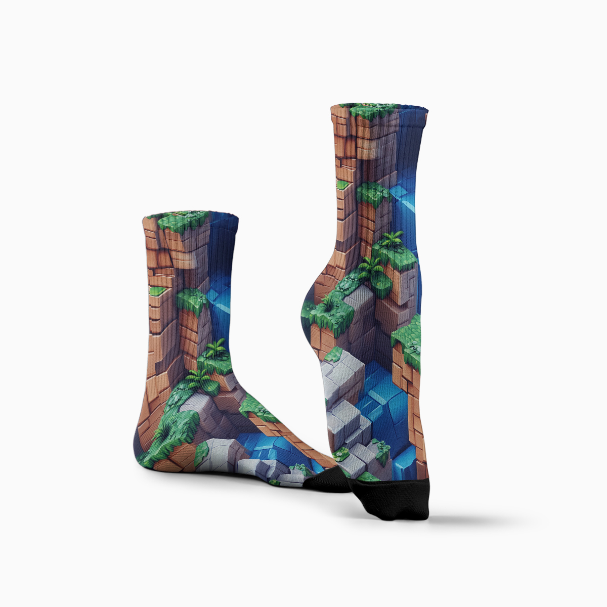 Block - World Adventure Unisex Tube Sock C113