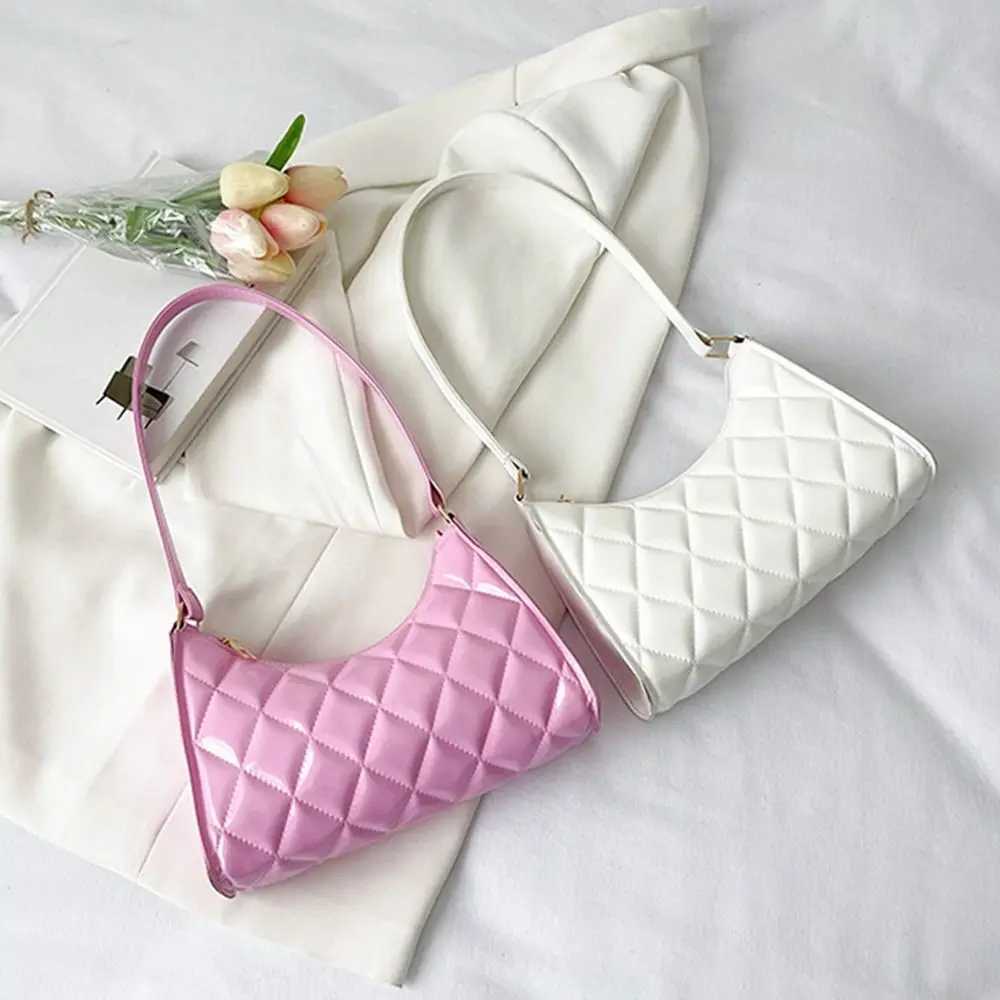 Women Underarm Bag PU Leather Casual Handbags Totes Shoulder Bags Shopper Bag Y250730