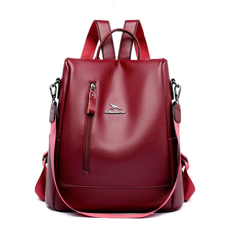 Summer New Women s Shoulder Bag Korean Style Fashion Large Capacity Women s Backpack Single Shoulder Soft Leather Women s Shoulder Bag New Designer Ba