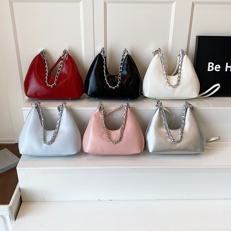 2025 New Trendy Fashion Underarm Women's High-End Light Luxury Versatile Chain Crossbody Dumpling Bag ddmymoon