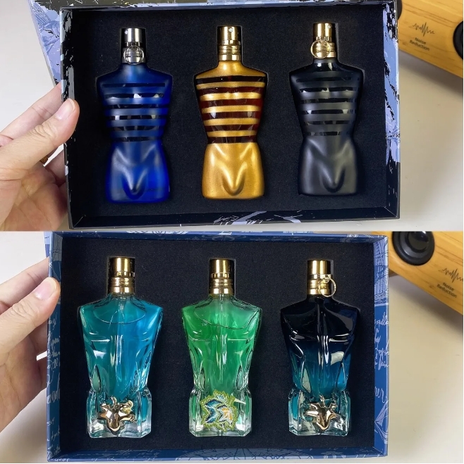 Perfume Gift Set Men Women Cologne Fragrance 40Ml 3Pcs EDP EAU De Parfum Brand Perfum Long Pleasant Fragranc Gifts Fast Ship