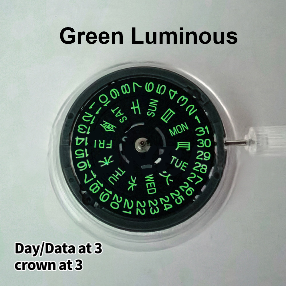 Premium Automatic Movement NH36/NH36A Self-winding Mechanical Quick Date/Day Setting 24 Jewels Japan Watch Replacements 3H/3.8H