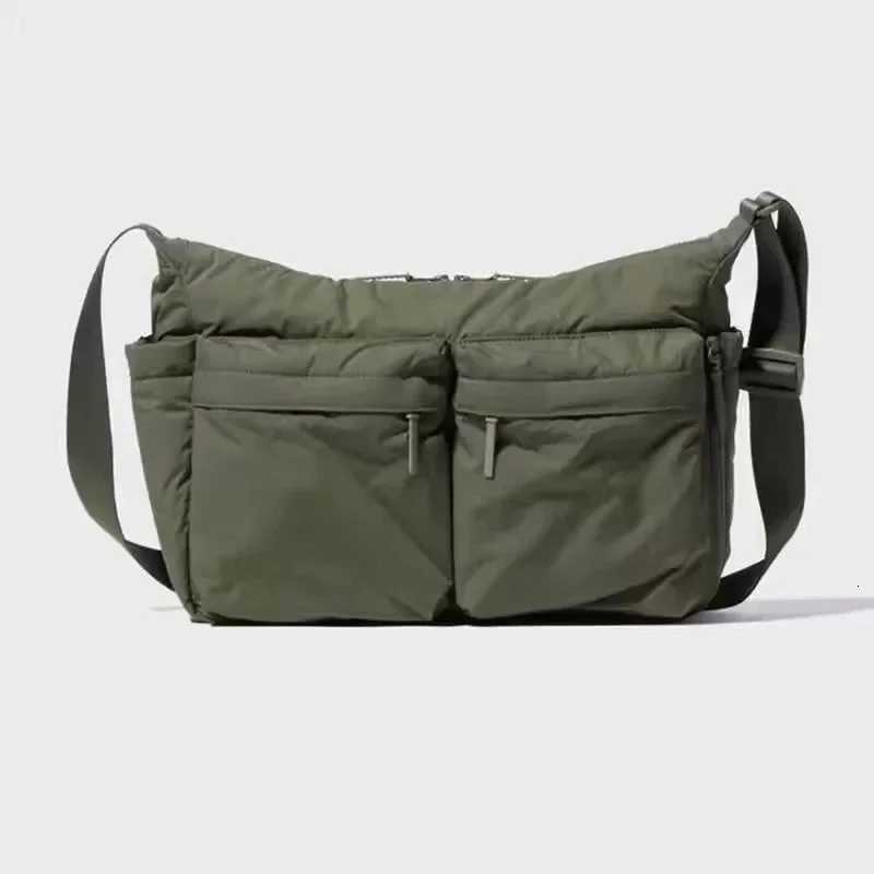 Nylon Zipper Casual Handbag Men Multi-pocket Streetwear Messenger Bag Waterproof Sport Shoulder bag High Capacity Bags For Women Y250730