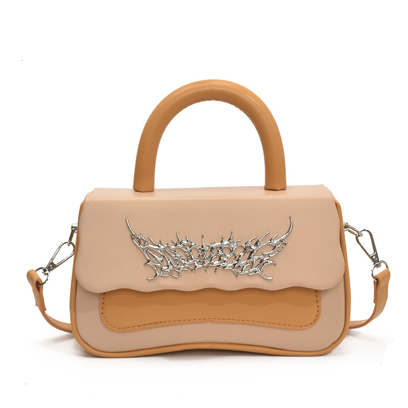 Trendy and Unique Handbag 2025 New Fashion Trend Shoulder Textured Color-Block Crossbody Box Bag ddmymoon