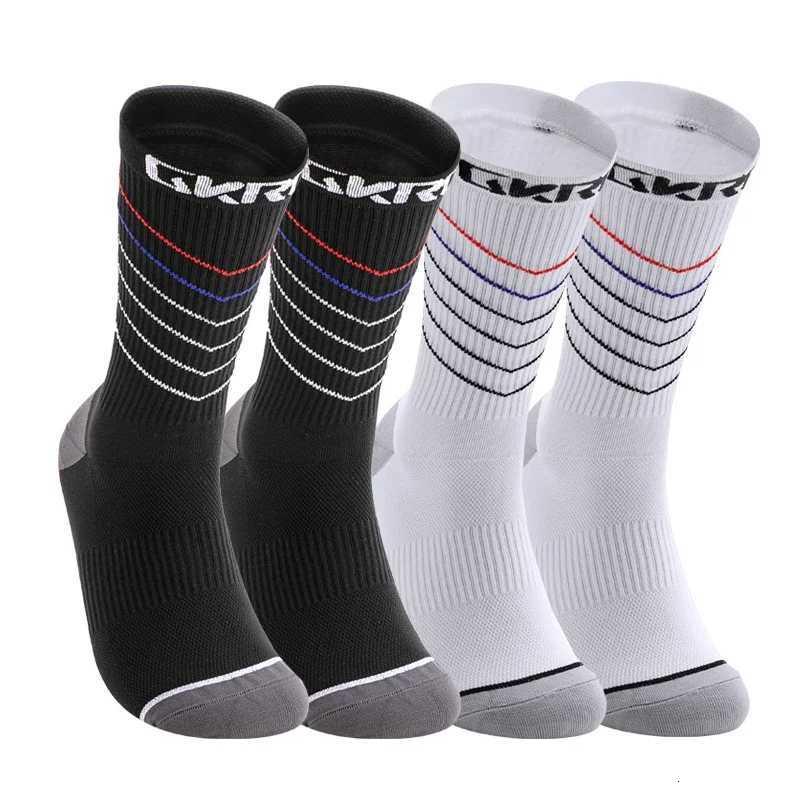 4pairs 2023 New Cycling Socks Bike Nurse Compression Road Bike Running Mtb Knee-high White Sports Funny Brand Black Z250731