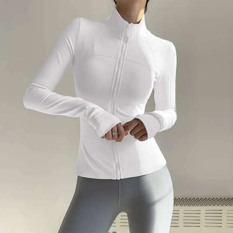 Women Zip Fiess Long Sleeve Sports Jacket Gym Woman Shirt Quick Dry Top Sunscreen Sportswear Yoga Clothes