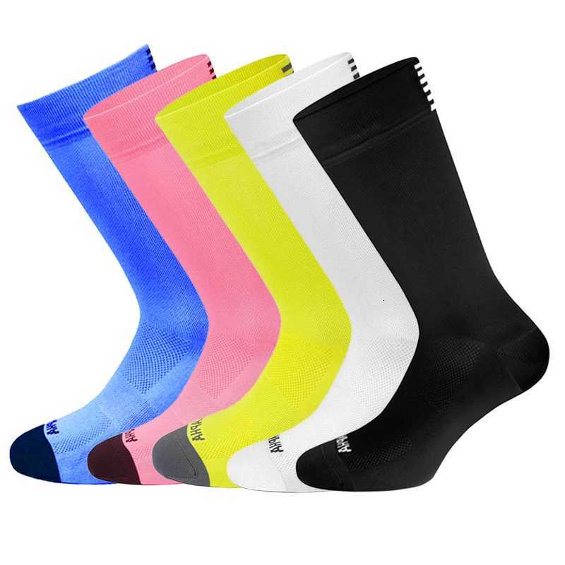 3 Pairs Cycling Socks Men High Quality Breathable Mesh Sports Road Bicycle Socks Outdoor Running MTB Racing Cycling Bike Socks Z250731
