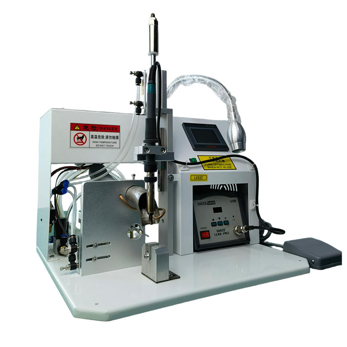 The portable automatic soldering machine is specially designed for soldering various small wires and serves as an ideal semi-automatic wire soldering 