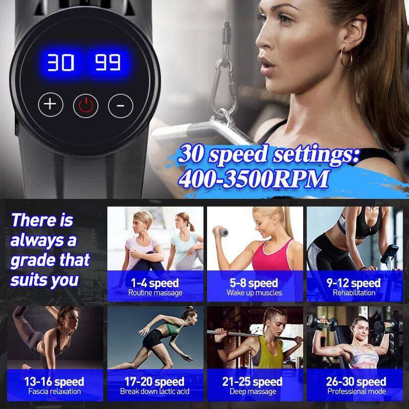 Deep tissue percussion muscle massage gun Relax Body slimming Electric Massager with Portable Bag Therapy Gun for fiess