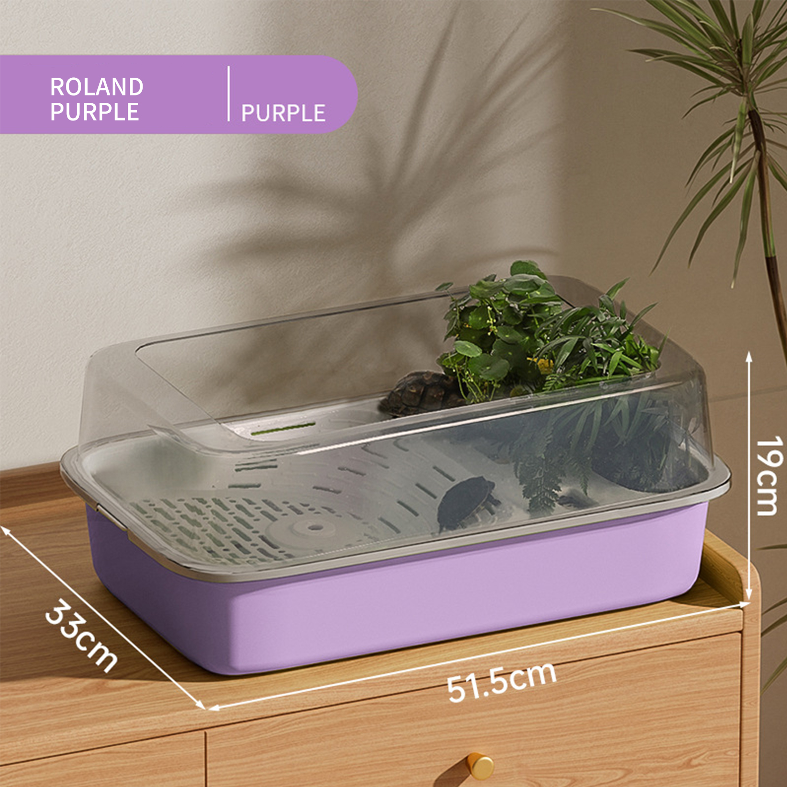 Turtle Small Turtle Tank Luxury Villa Turtle Cage Breeding Box Ecological Turtle Special Tank Source Manufacturer OEM