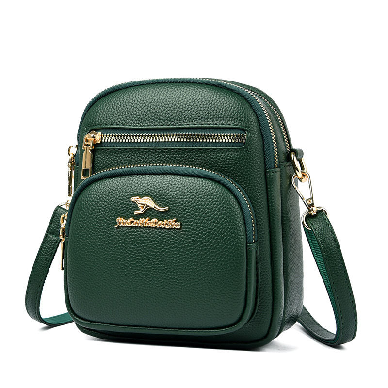 2025 Summer New Women's Bag Soft Leather Diagonal Cross Bag New Light Luxury Style Women's Shoulder Bag Fashion Women's Diagonal Cross 