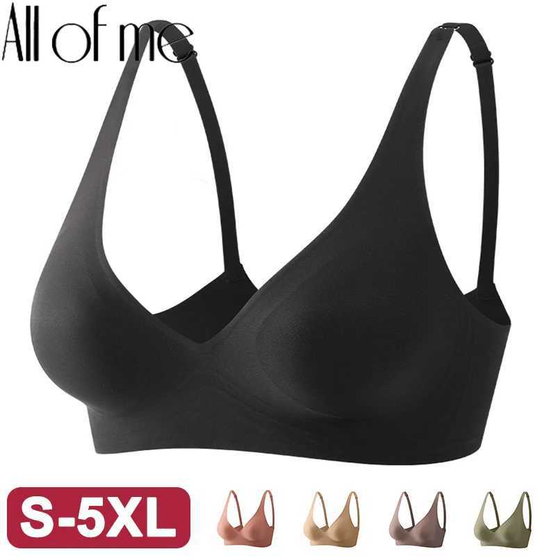 3XL Plus Size Seamless Sexy Womens Bra Wire Free Brassiere Soft Underwear Female Intimates Womens Lingerie Sleepwear Big Z250730