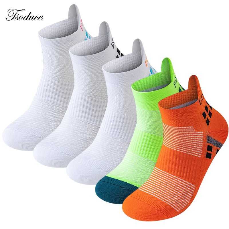 Professional Fitness Sports Socks Cushioned Non-Slip Running Socks Men Women Short Chuiding Basketball Marathon Training Socks Z250731