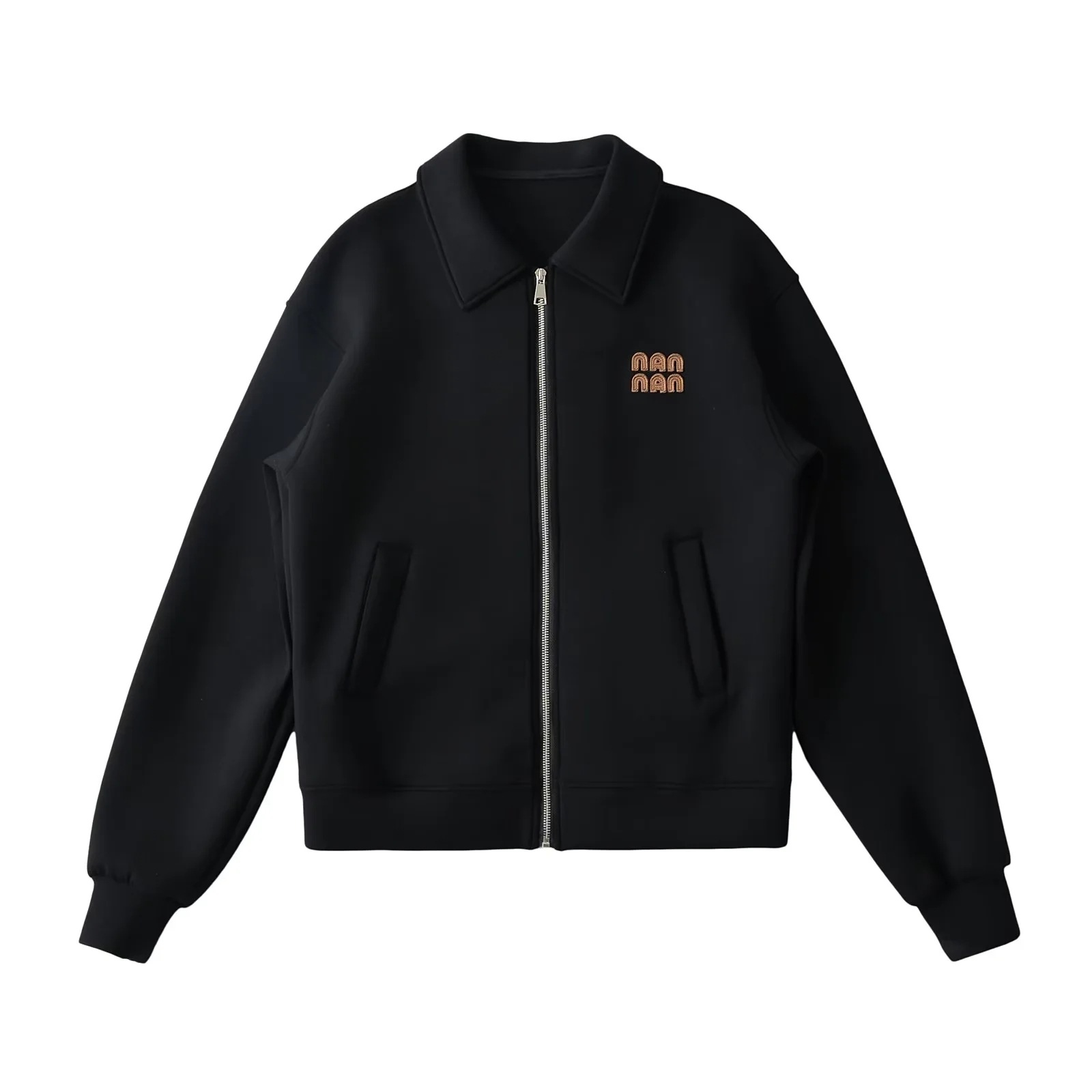 Women's Fashion Style Loose Embroidered Tracksuit Lapel Zip Up Sports Hoodie Jacket Drawstring High-Waist Skirt Set For ladies 2025s Two Piece Dr