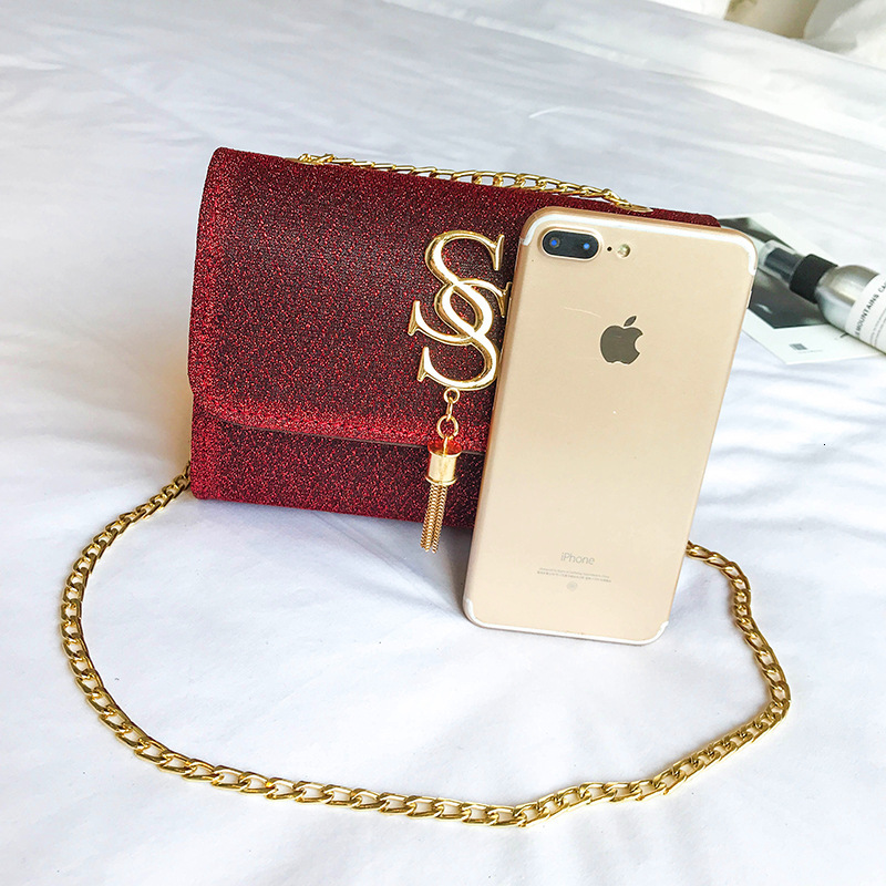 Designer Bag Trendy Women's Bag 2025 New Luxury Bag Small Bag Women's Fashion Korean Version Double S Chain Women's Crossbody Bag Cross