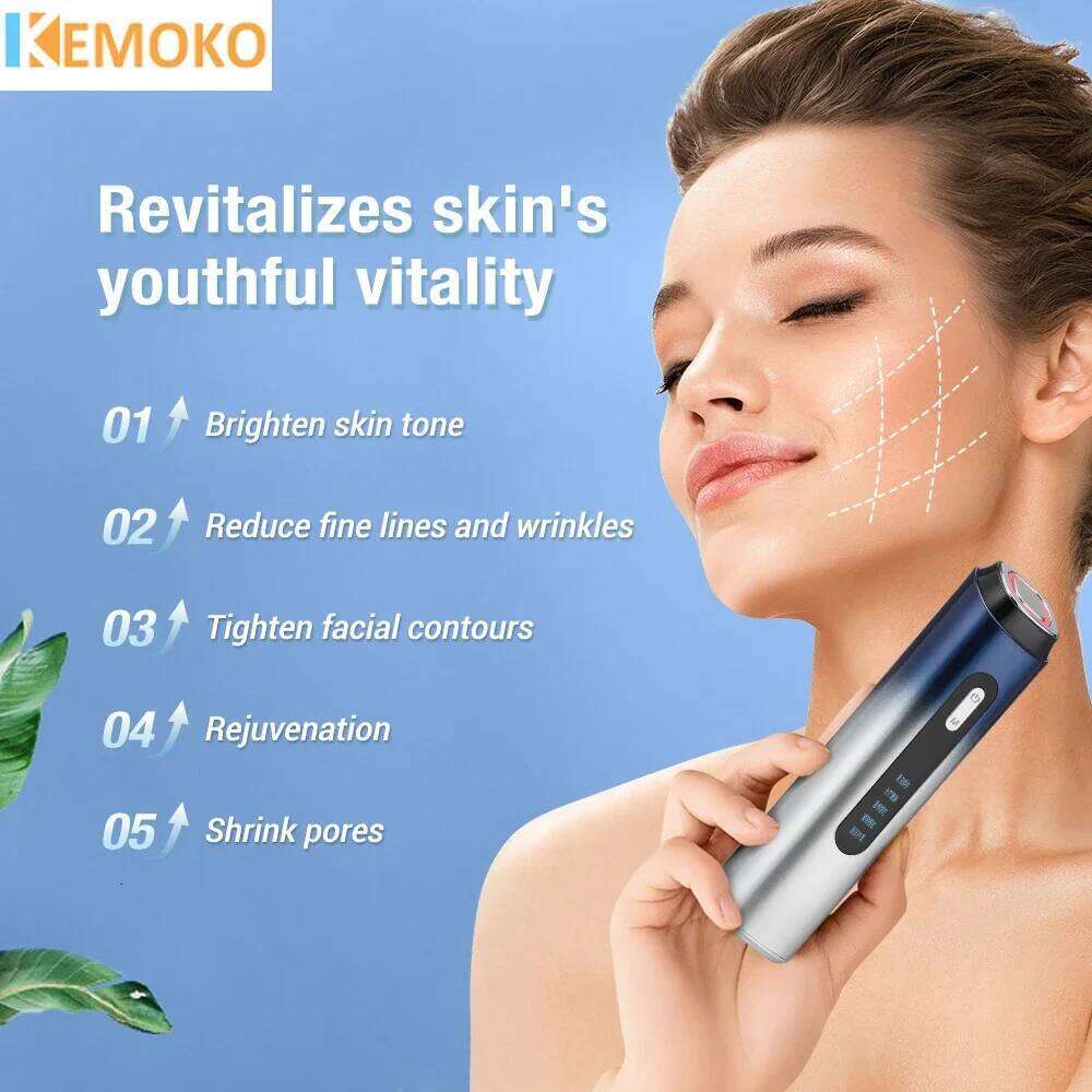Microcurrents Facial Lift Radiofrequency Face Massager Devices Tightening Facel Lifting Cleaning Care Beauty hine