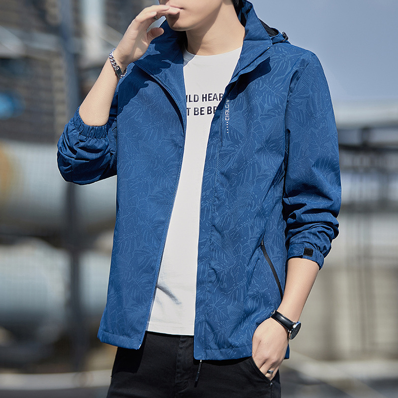 Spring and autumn new jacket men's outdoor sports windproof and rainproof casual breathable