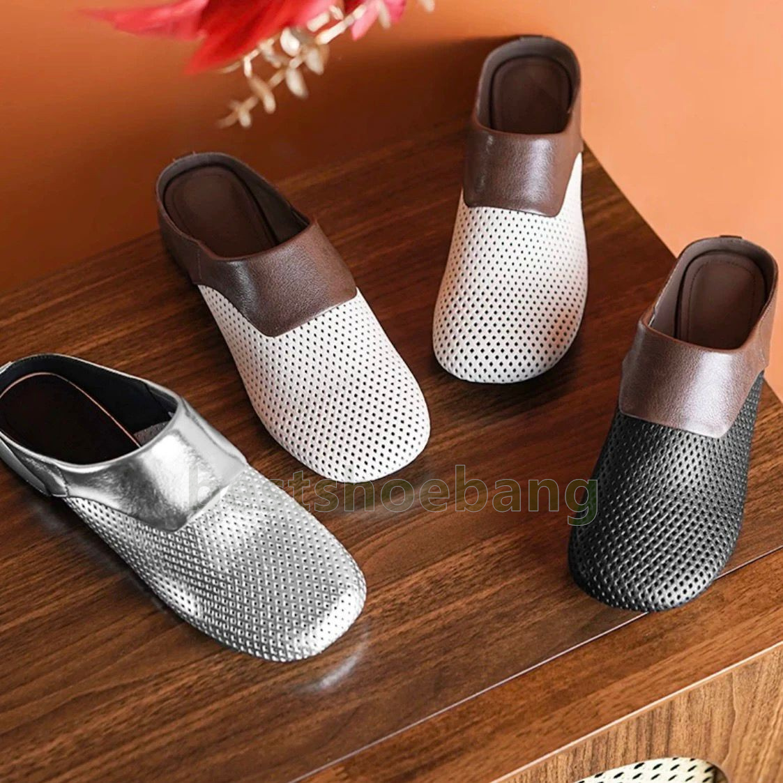 summer designer slides sandals casual slippers womens sliders fashion daily low heels lazy mules mesh breathable beach slipper