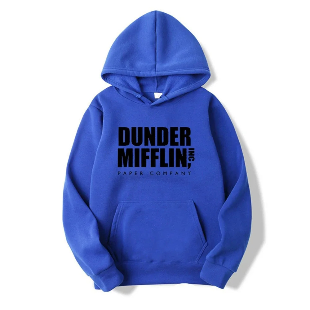 The Office Dunder Mufflin INC Paper Hoodie Dht Schrute Sweatshirt Men Women Hoodies Casual Pullover Hooded Sweater 250729