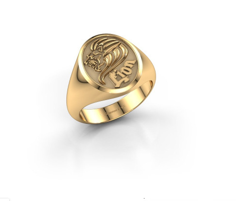 New Fashion Versatile Pattern Letter Oval Unisex Ring
