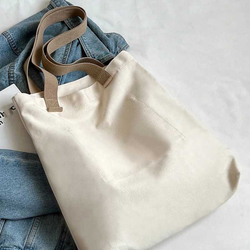 Womens Tote Bag Canvas Sewing Thread Large Capacity Advanced Sense Handbag Convenient Practical Females Commuter G250729