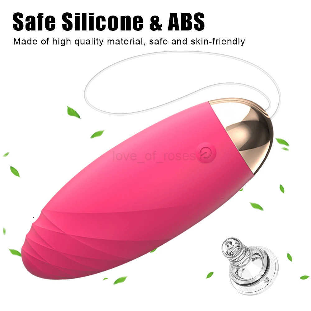 10 Modes Remote Control Body Massager Vibrator for Women Wireless Jump Egg Vibrator Egg Clitoris Stimulator Mini Bullet Vibrator Z250731