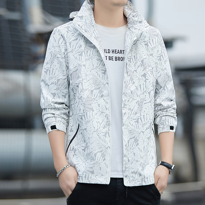 Spring and autumn new jacket men's outdoor sports windproof and rainproof casual breathable