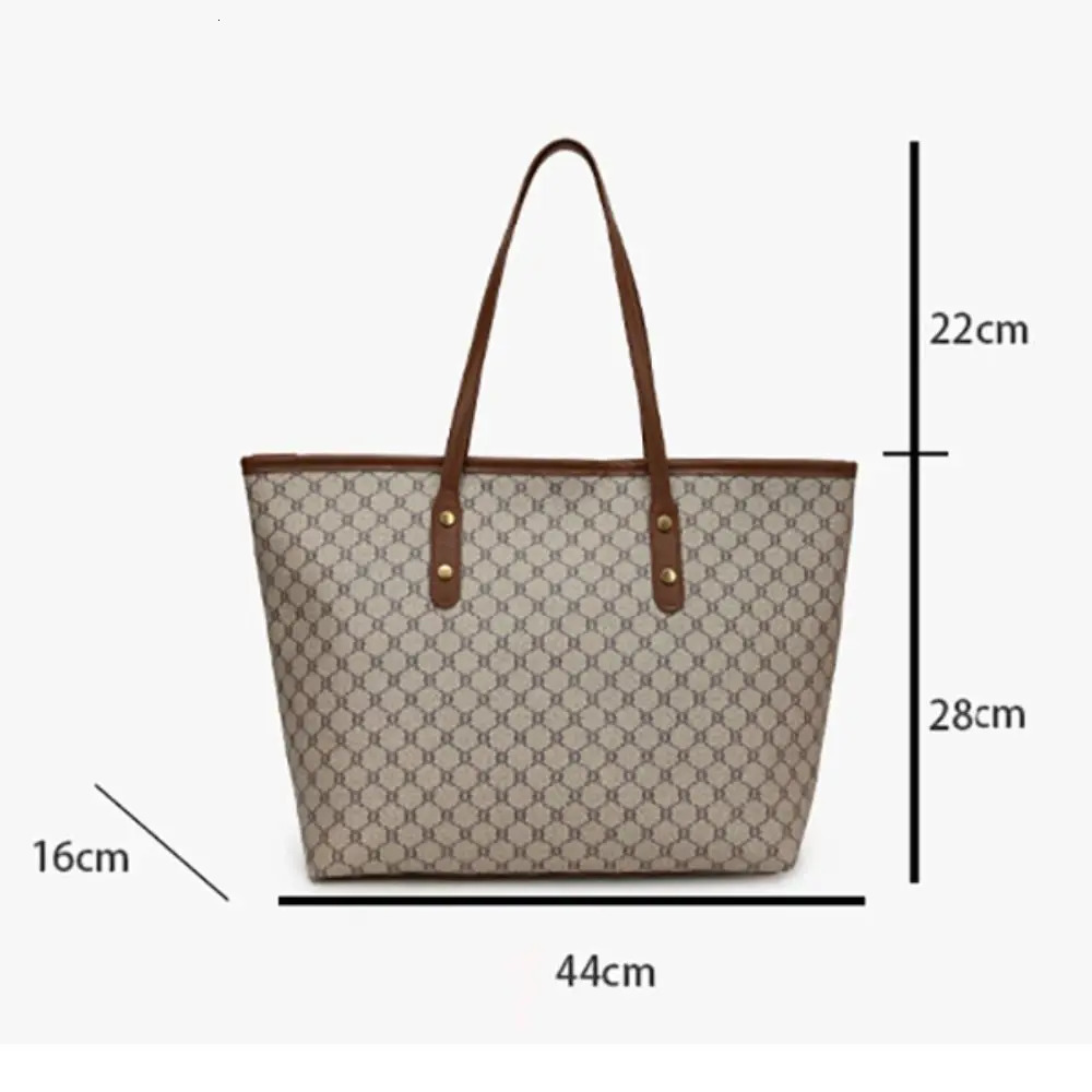Fashion Women Handbags Classic Design Shoulder Bag Large Capacity Tote Ladies Casual Commuting 250731