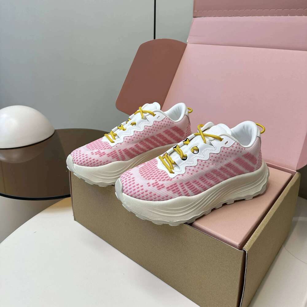 New Women Size35-44 Couple Sneakers Flat Platform Sports Mesh Flats Round Toe Lace Up Designer Shoes Zapatillas De Mujer 99f
